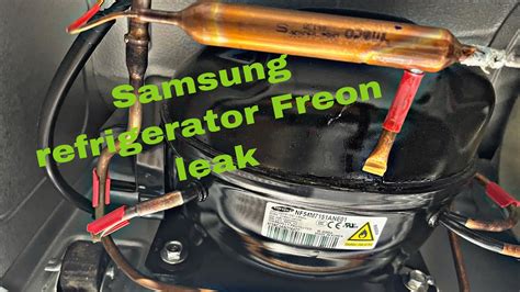 refrigerator leaking gas|How to Fix a Refrigerant Leak in a Refrigerator